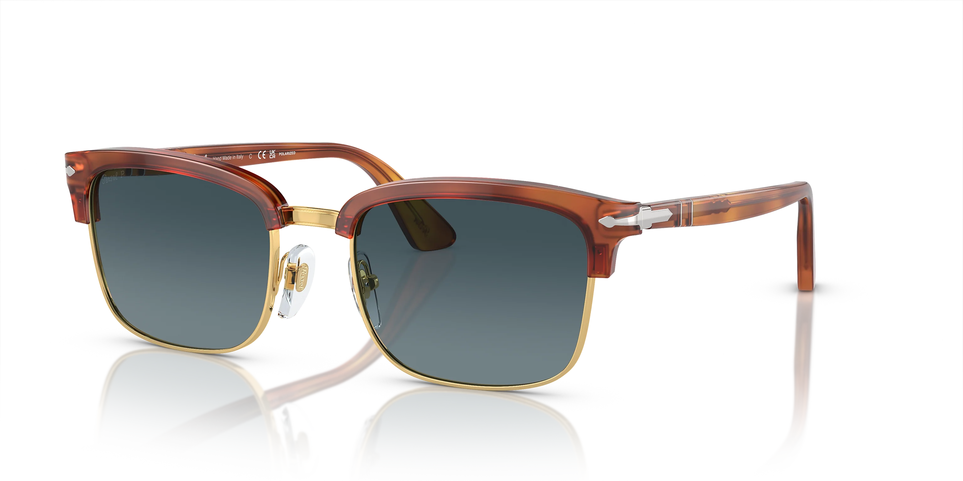 PO3327S Brown/Blue/Polarized XL