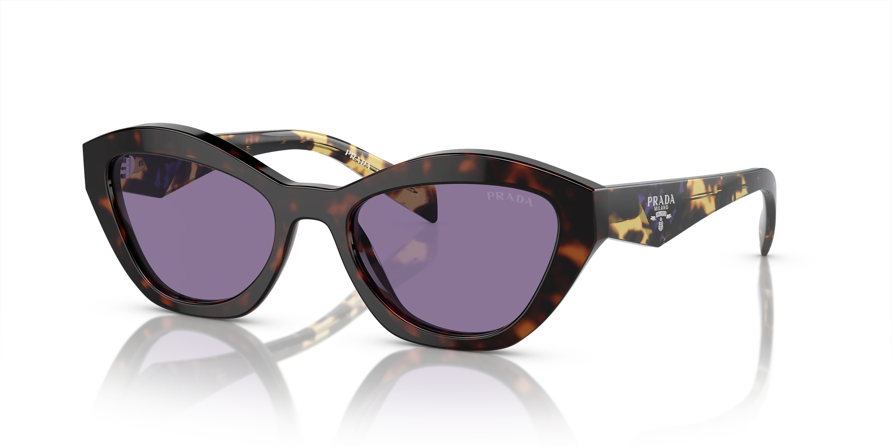 PR A02S Tortoise/Violet Mirror Internal Silver S
