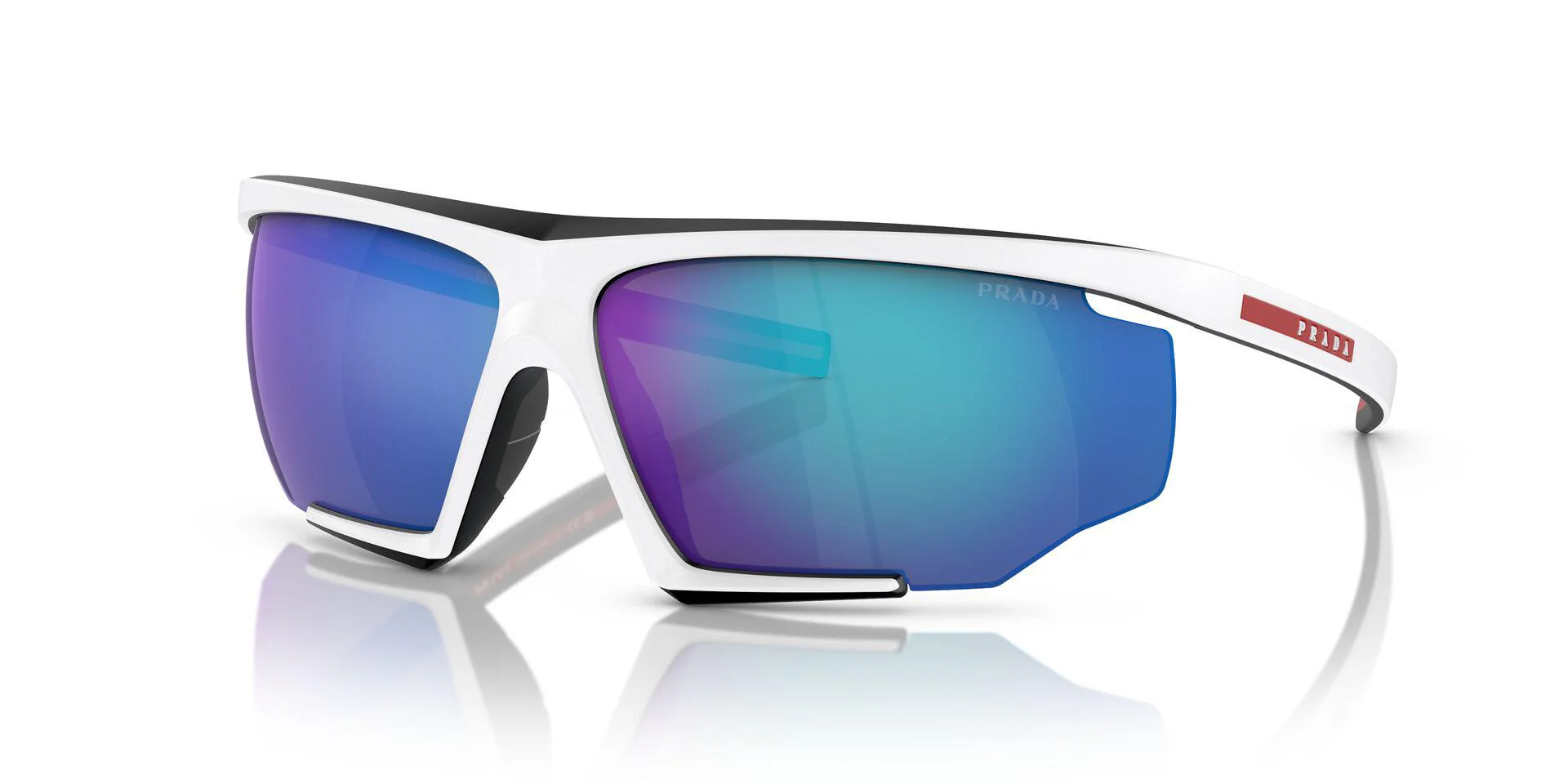 PS 07YS Black/Blue Mirror XXL
