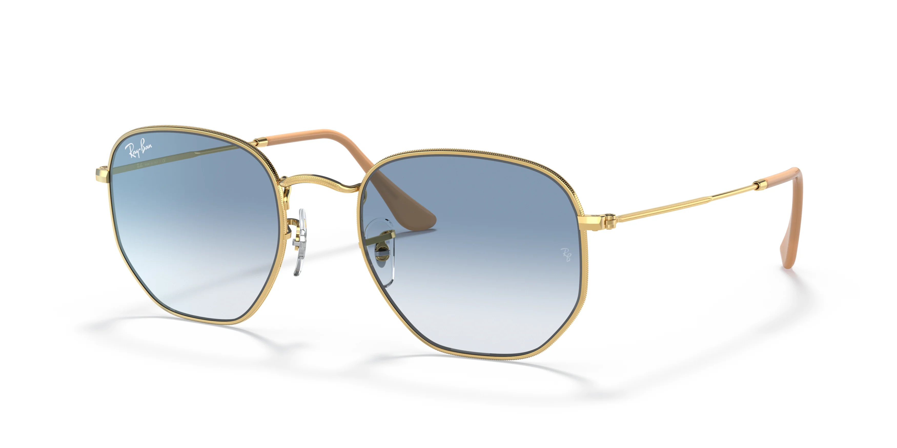 RB3548 Gold/Light Blue Gradient L