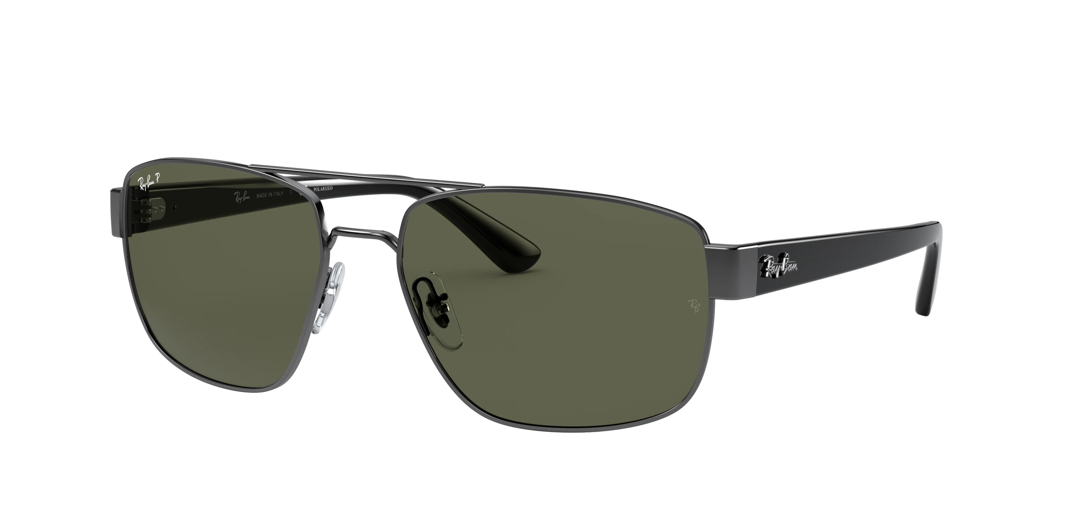 RB3663 Grey/Polarized Green Classic G-15/Polarized STD