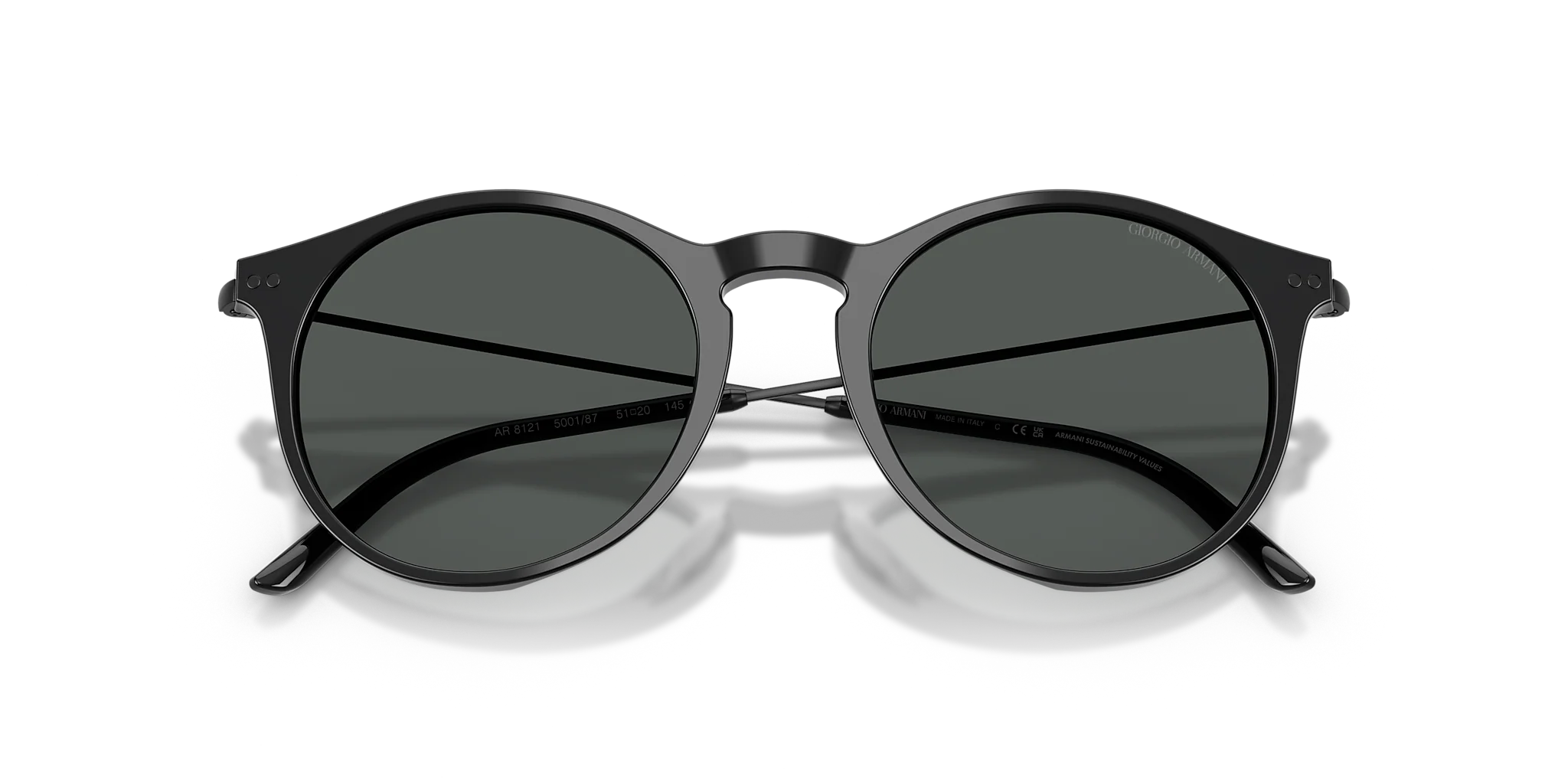 AR8121 Giorgio Armani Black/Grey XL - Image 5