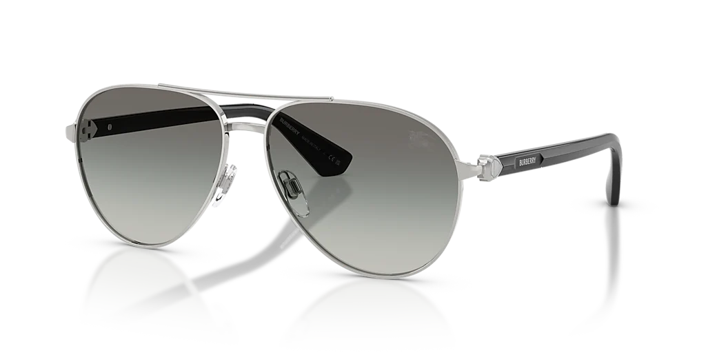 BE3167 Burberry Gunmetal/Polar Dark Grey S