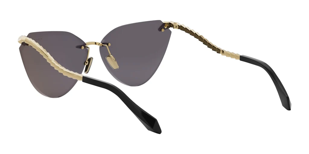 BV40024U Bvlgari Gold/Dark Grey - Image 4