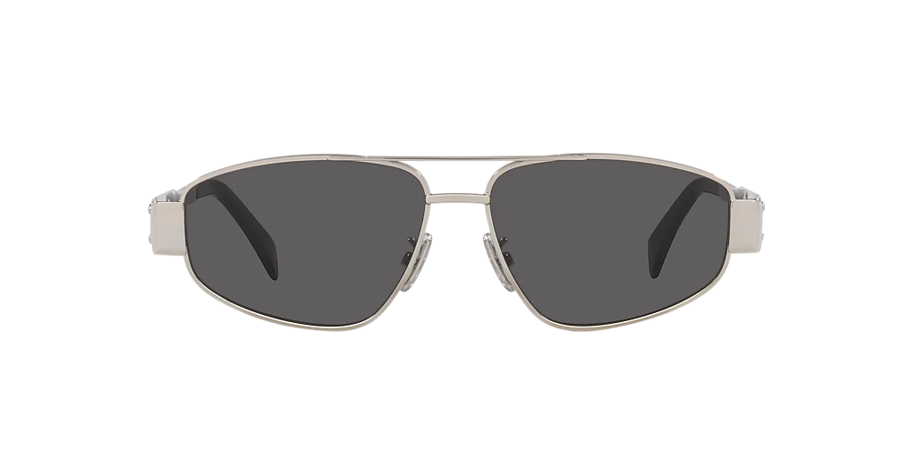 Cl40281U Celine Metal Triomphe Grey S - Image 2