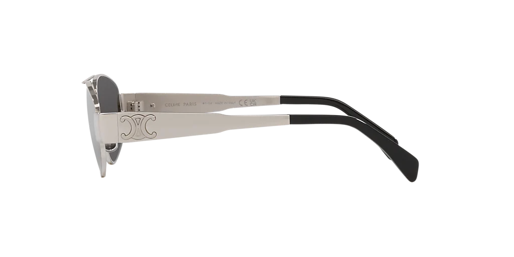 Cl40281U Celine Metal Triomphe Grey S - Image 3