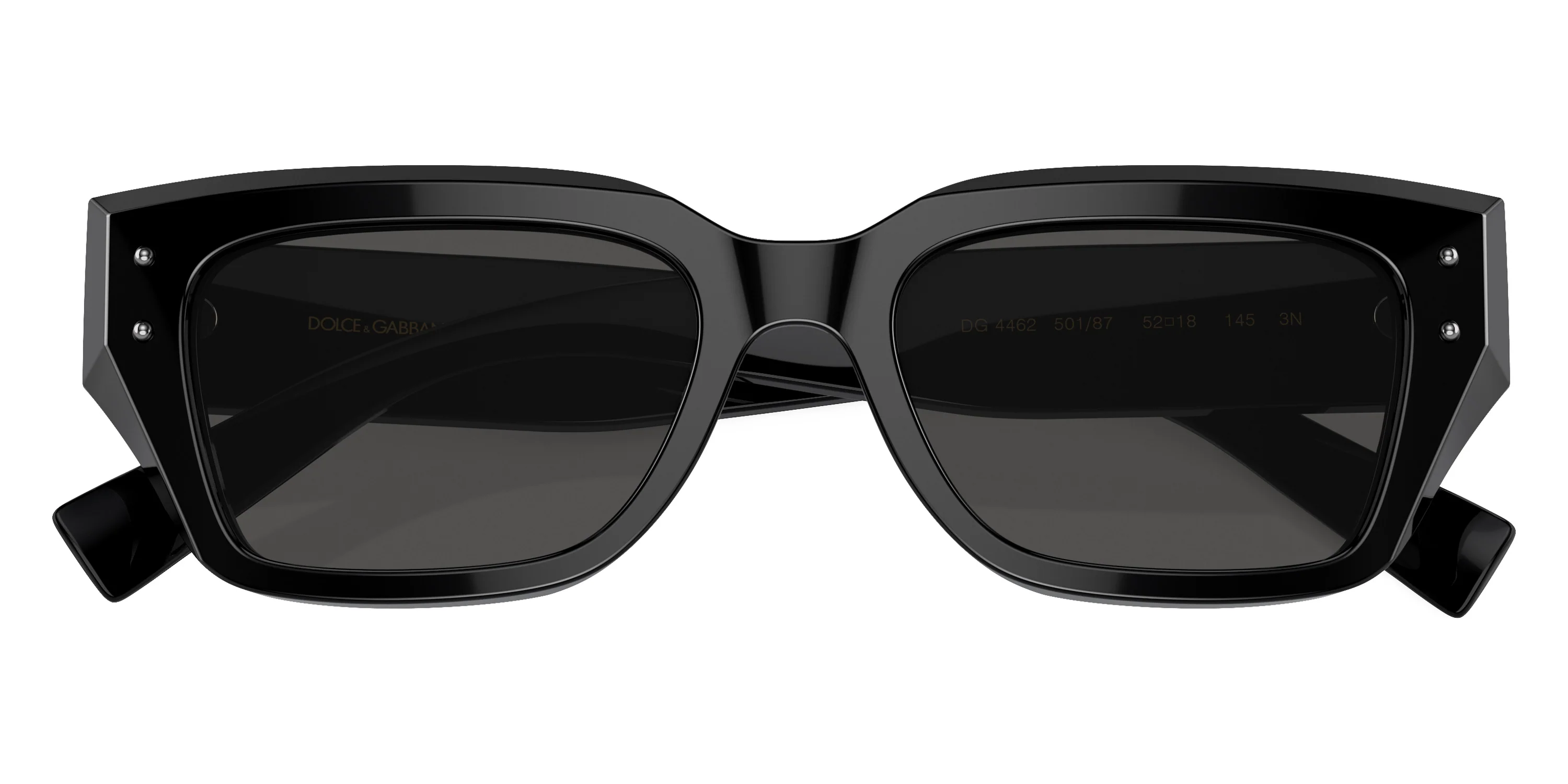 DG4462 Dolce & Gabbana Black/Dark Grey M - Image 5
