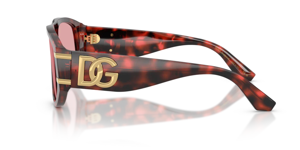 DG4499 Dolce & Gabbana Red Havana/Violet L - Image 3