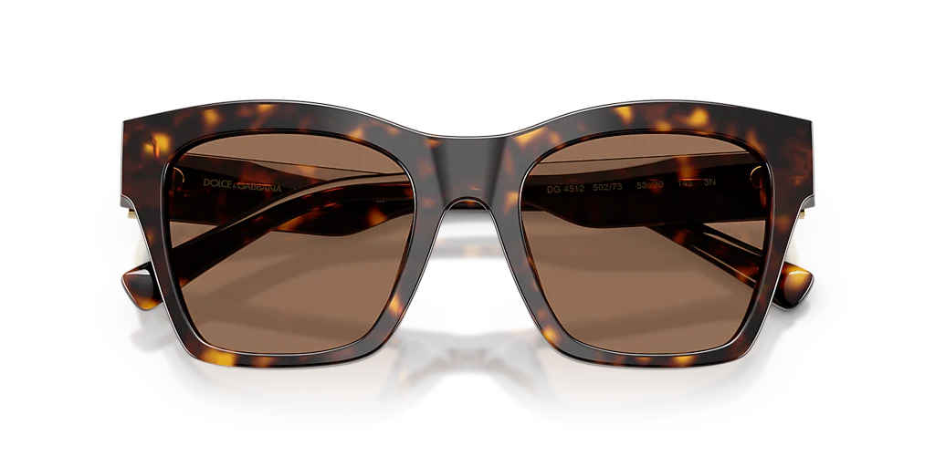 DG4512 Dolce & Gabbana Havana/Dark Brown Narrow - Image 5