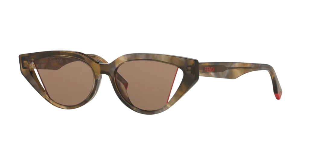 FE40009I Fendi Tortoise/Brown XXS