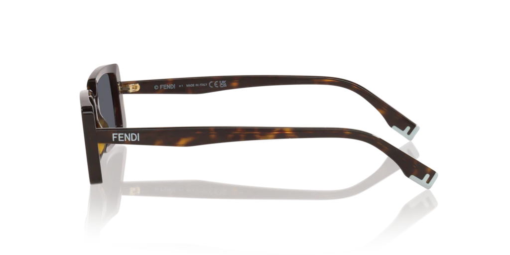 Fendi Way FE40164I Fendi Tortoise/Grey XS - Image 3