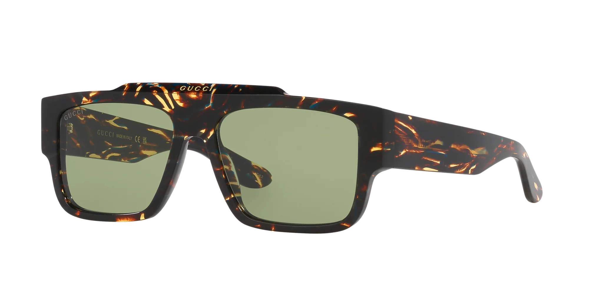GG1460S Gucci Tortoise/Green M