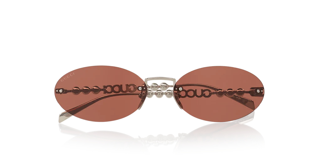 GG1922S Gucci Silver/Brown XXL - Image 5