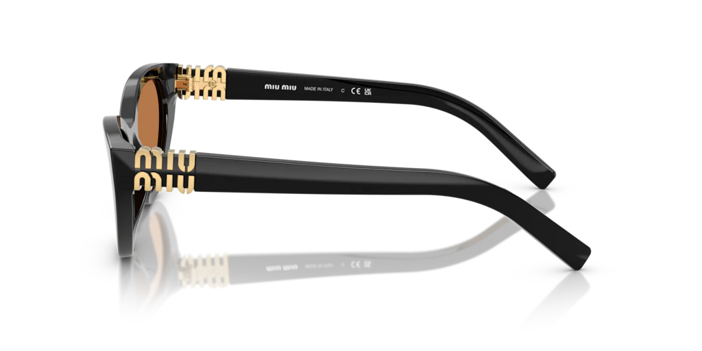 MU A04S Miu Miu Black/Brown L - Image 4