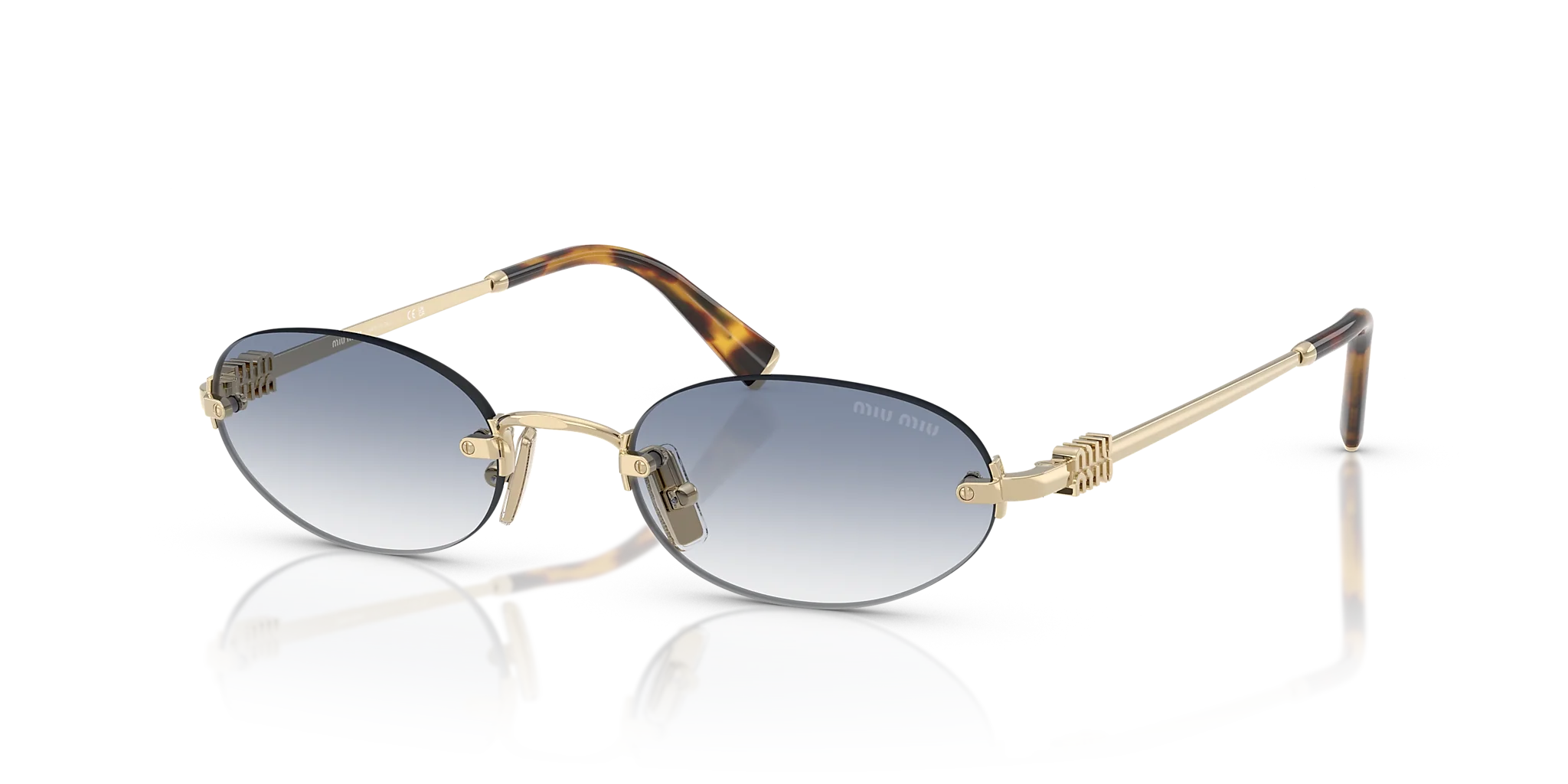 MU A54S Miu Miu Gold/Blue S