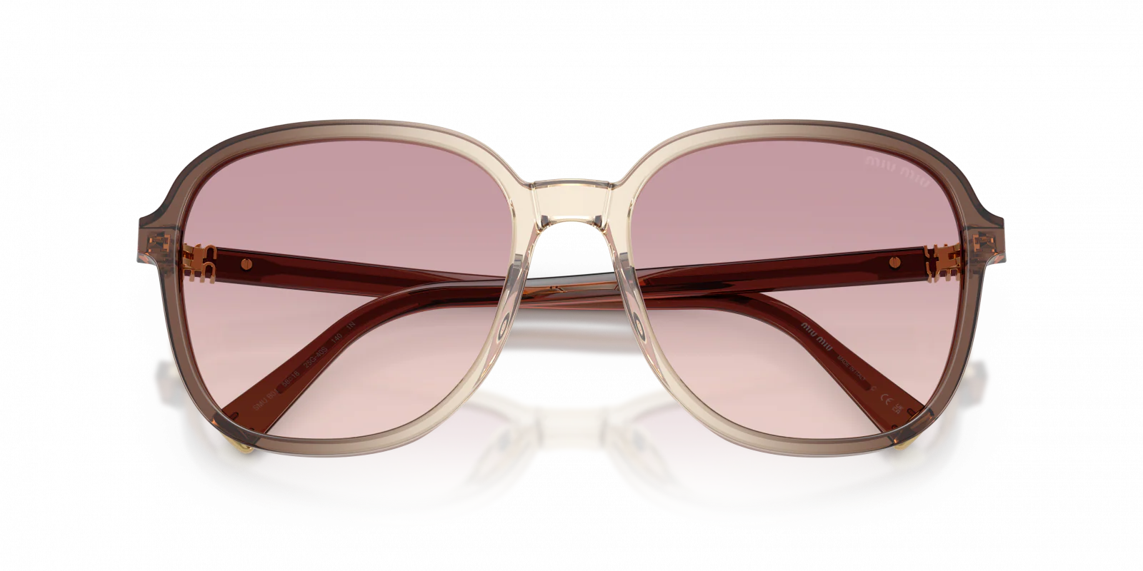 MU B01S Miu Miu Brown Gradient/Brown Gradient Pruple 58 - Image 5