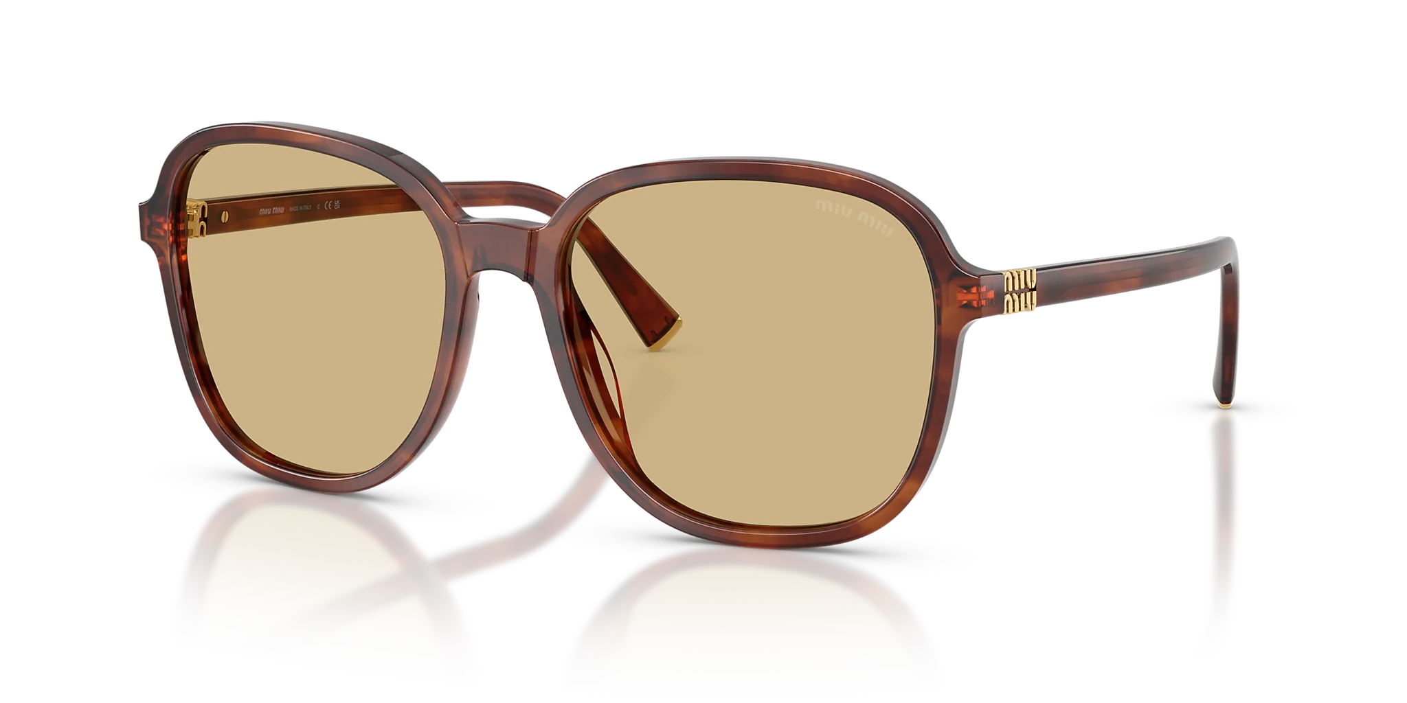 MU B01S Miu Miu Brown/Yellow L