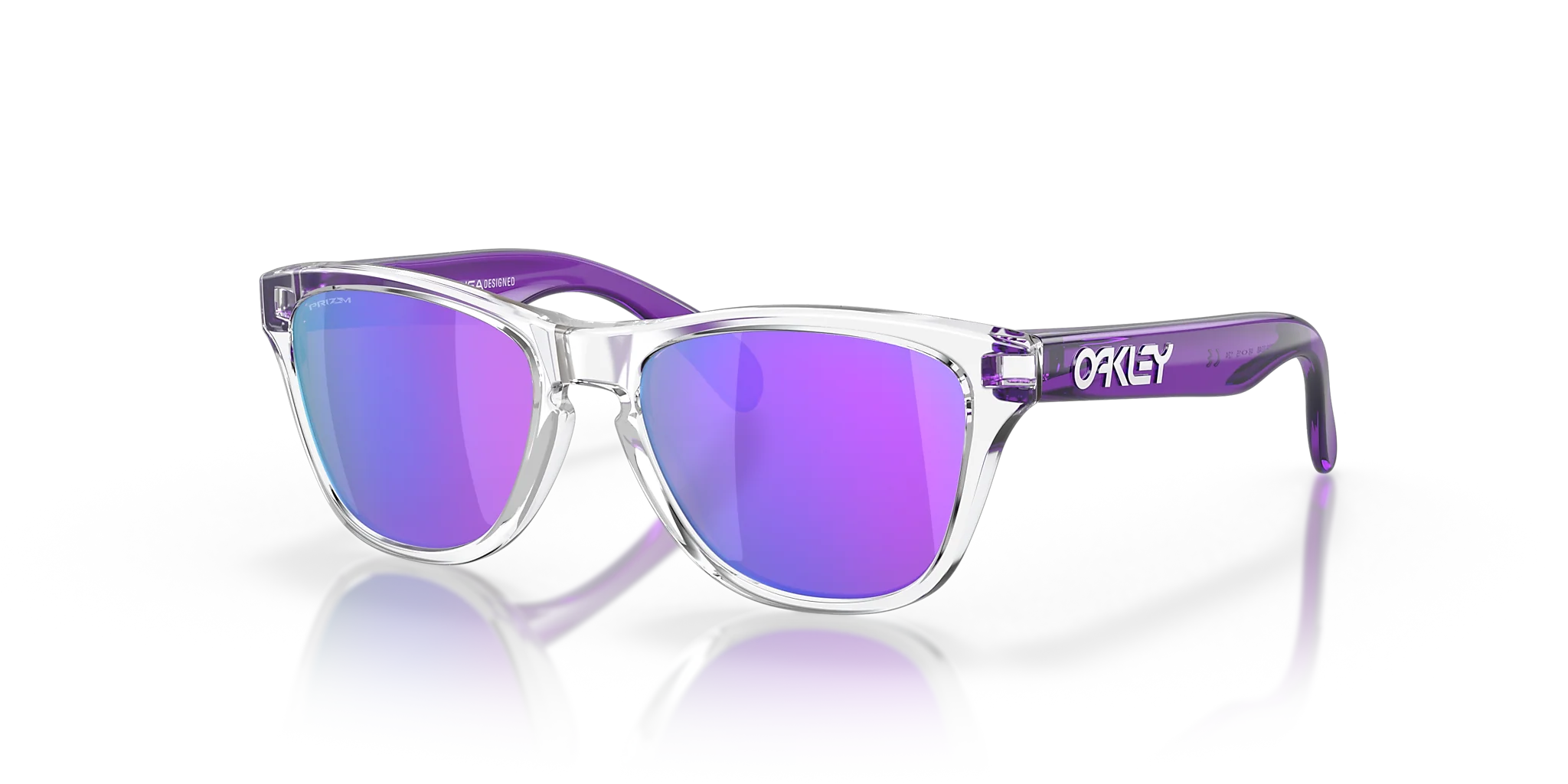 OJ9009 Frogskins™ XXS (Youth Fit) Oakley Transparent/Violet S
