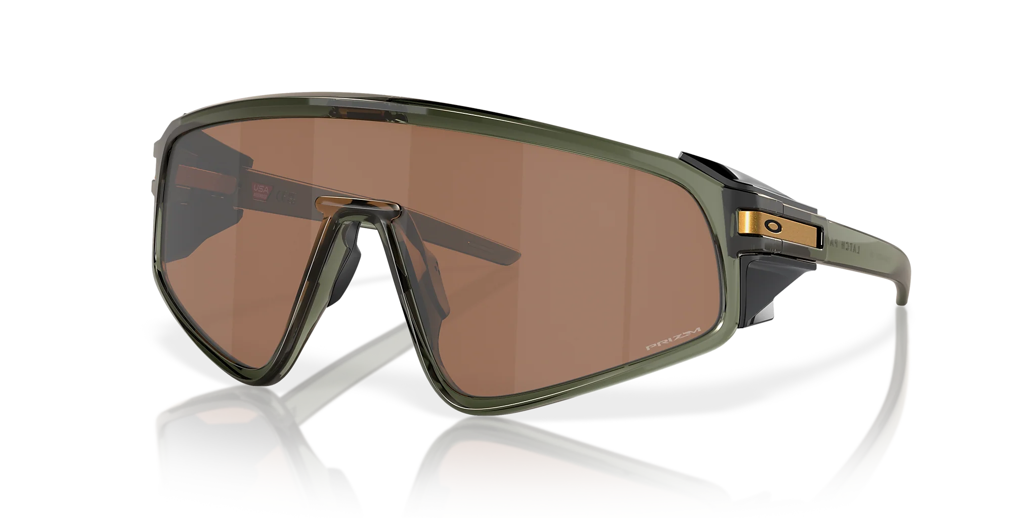 OO9404 Latch Panel Oakley Green/Brown L