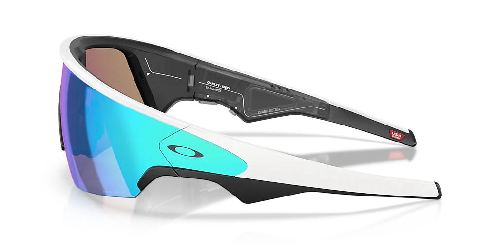 OW8001 Oakley | Meta Vanguard White/Blue XL - Image 4