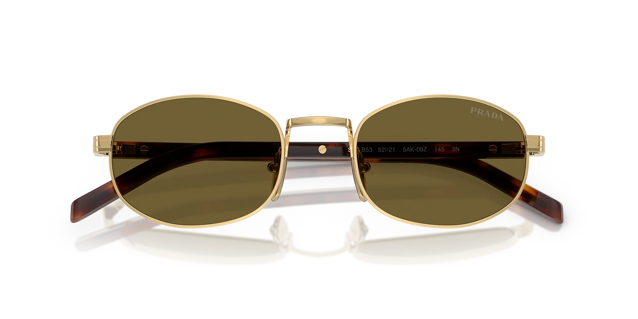 PR B53S Prada Gold/Dark Brown S - Image 5