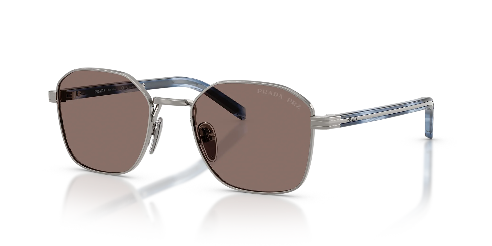 PR C50S Prada Gunmetal/Polar Light Brown S