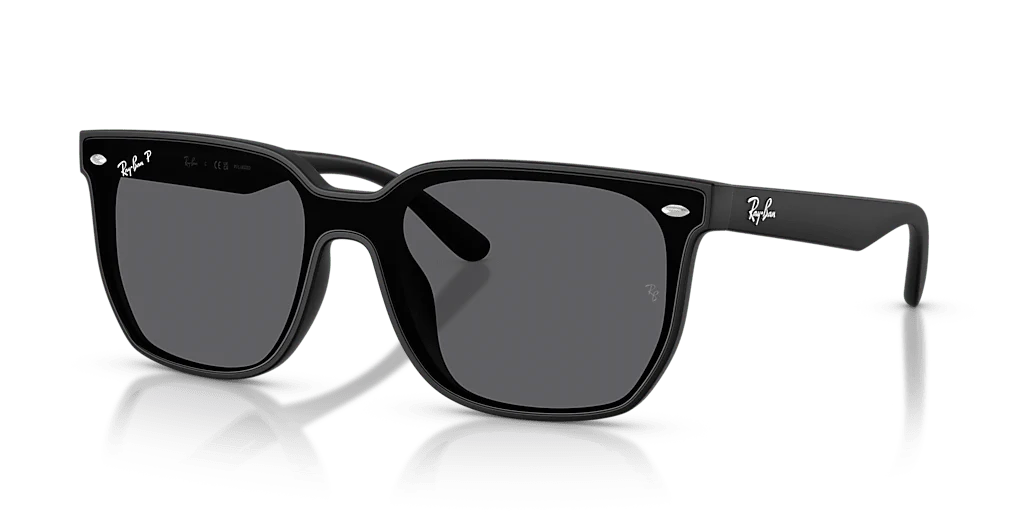 RB 4466D RAY-BAN Matte Black/Grey Polarized XL