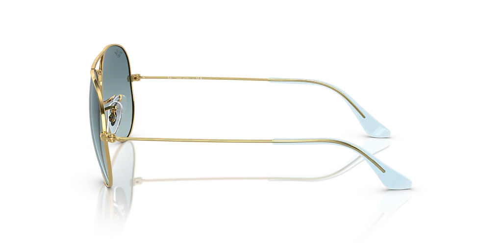 RB3025 Aviator Gradient Ray-Ban Gold/Blue XL - Image 3