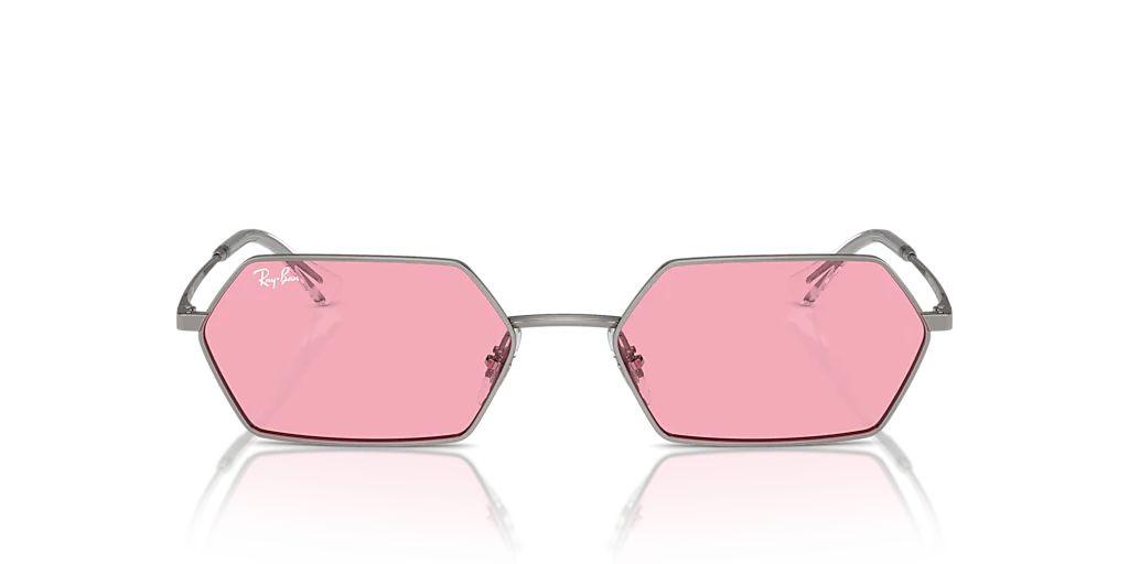 RB3728 Yevi Bio-Based Ray-Ban Silver/Pink XL - Image 2