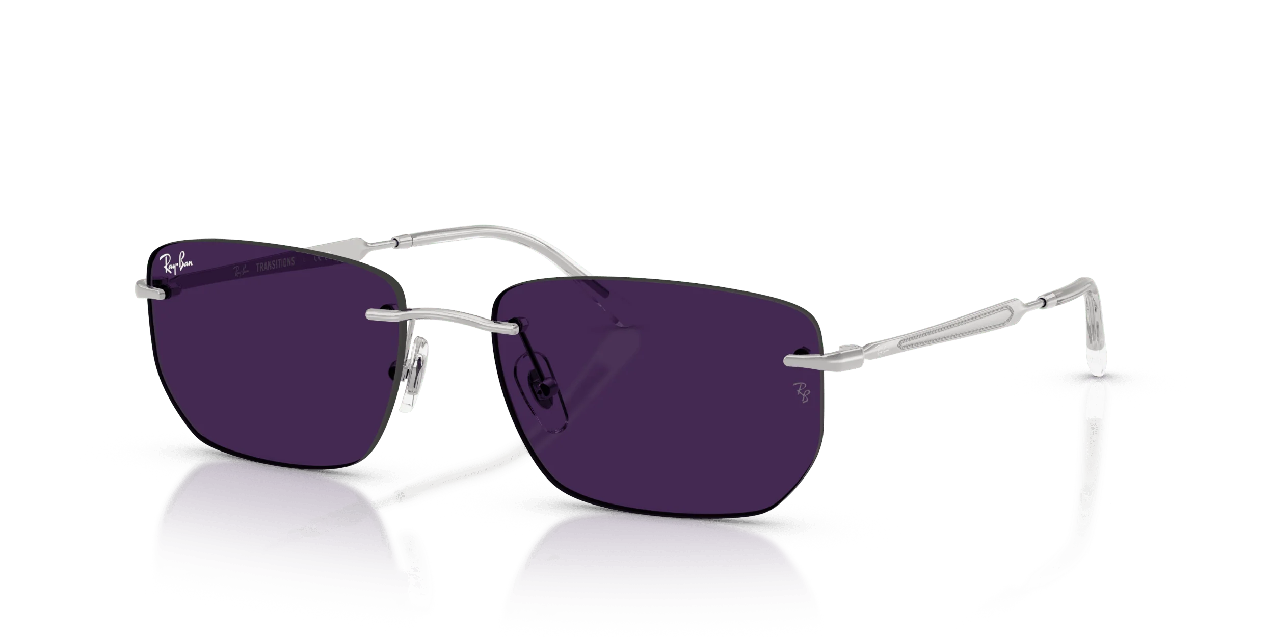 RB3768 RAY-BAN Silver/Violet M - Image 2
