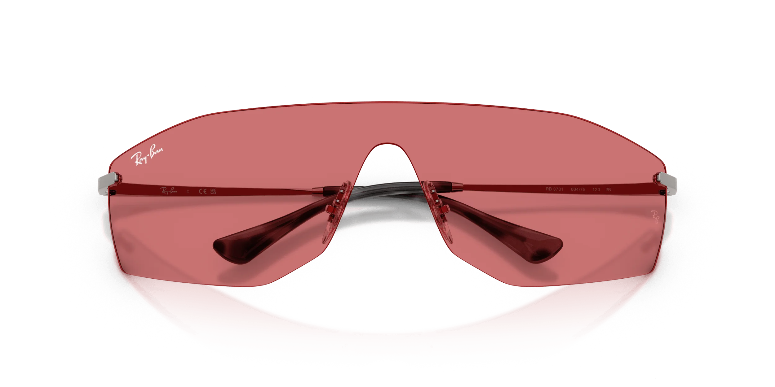 RB3781 RAY-BAN Grey/Red XXL - Image 5