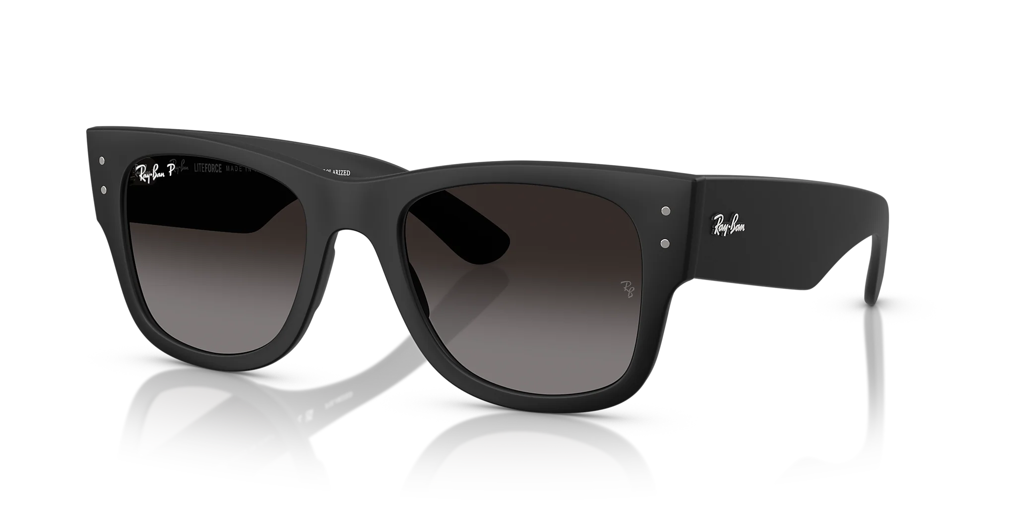 RB4840S Mega Wayfarer Liteforce Ray-Ban Black/Grey L