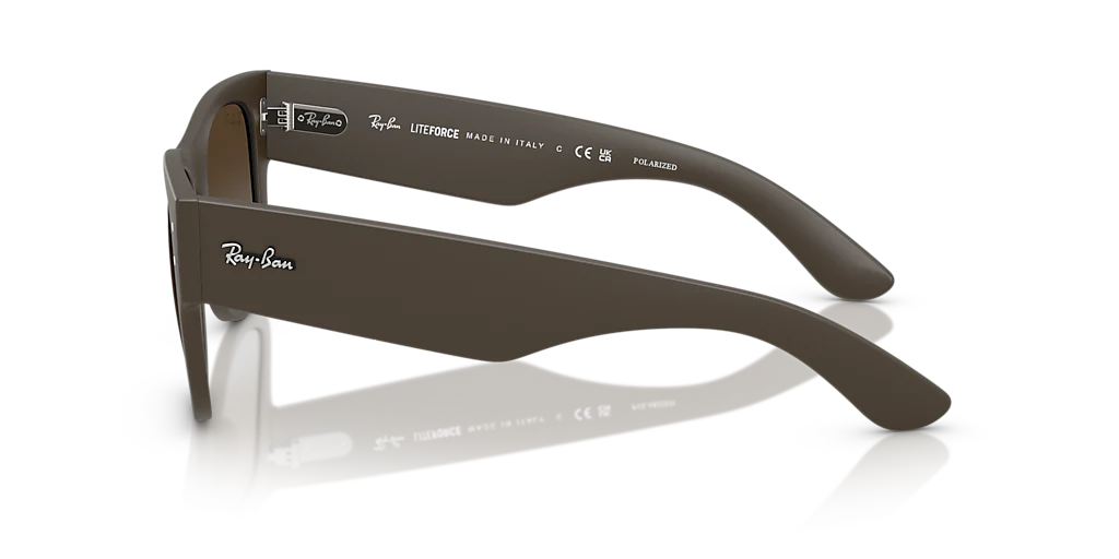 RB4840S Mega Wayfarer Liteforce Ray-Ban Brown L - Image 3