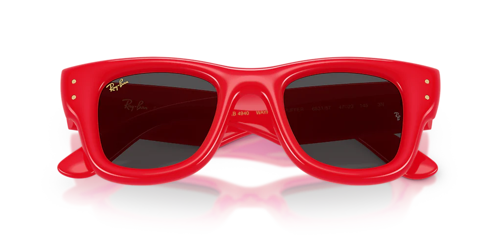 RB4940 Wayfarer Puffer Ray-Ban Red/Black M - Image 6
