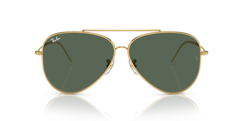 RBR0101S Aviator Reverse Ray-Ban Gold/Green XXL - Image 2