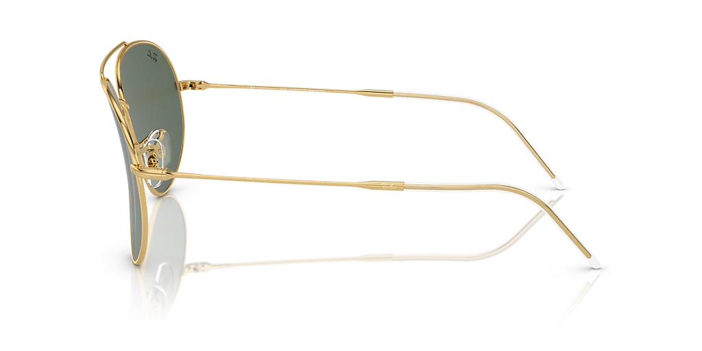 RBR0101S Aviator Reverse Ray-Ban Gold/Green XXL - Image 3