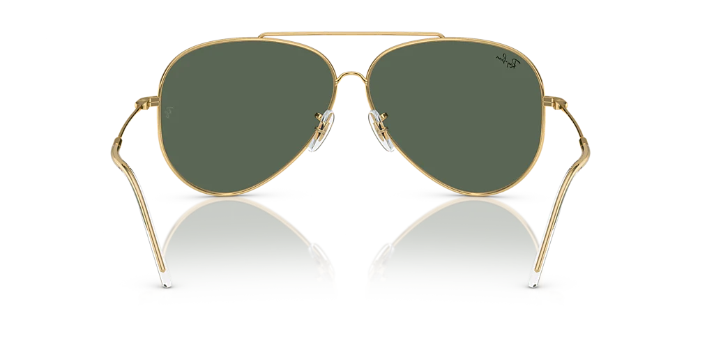 RBR0101S Aviator Reverse Ray-Ban Gold/Green XXL - Image 4