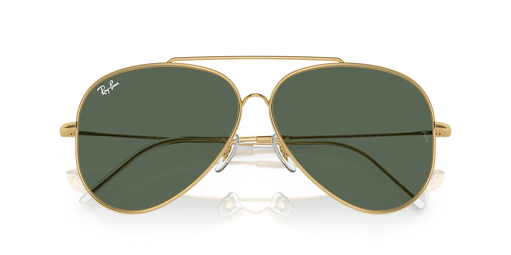 RBR0101S Aviator Reverse Ray-Ban Gold/Green XXL - Image 5