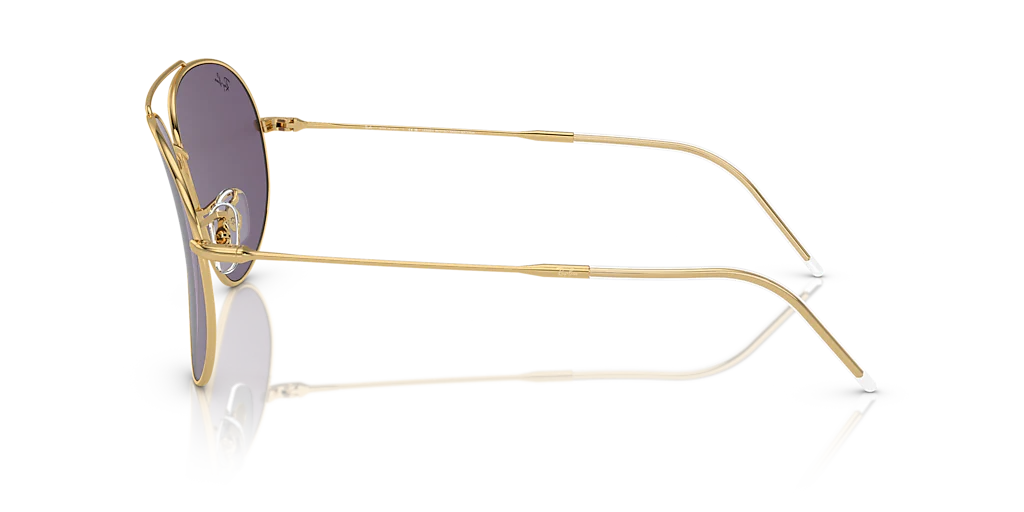 RBR0101S Aviator Reverse Ray-Ban Gold/Violet XXL - Image 3