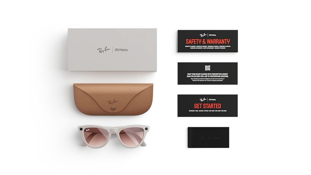 RW4010 Ray-Ban | Meta Skyler Ray-Ban Grey/Blue M - Image 9