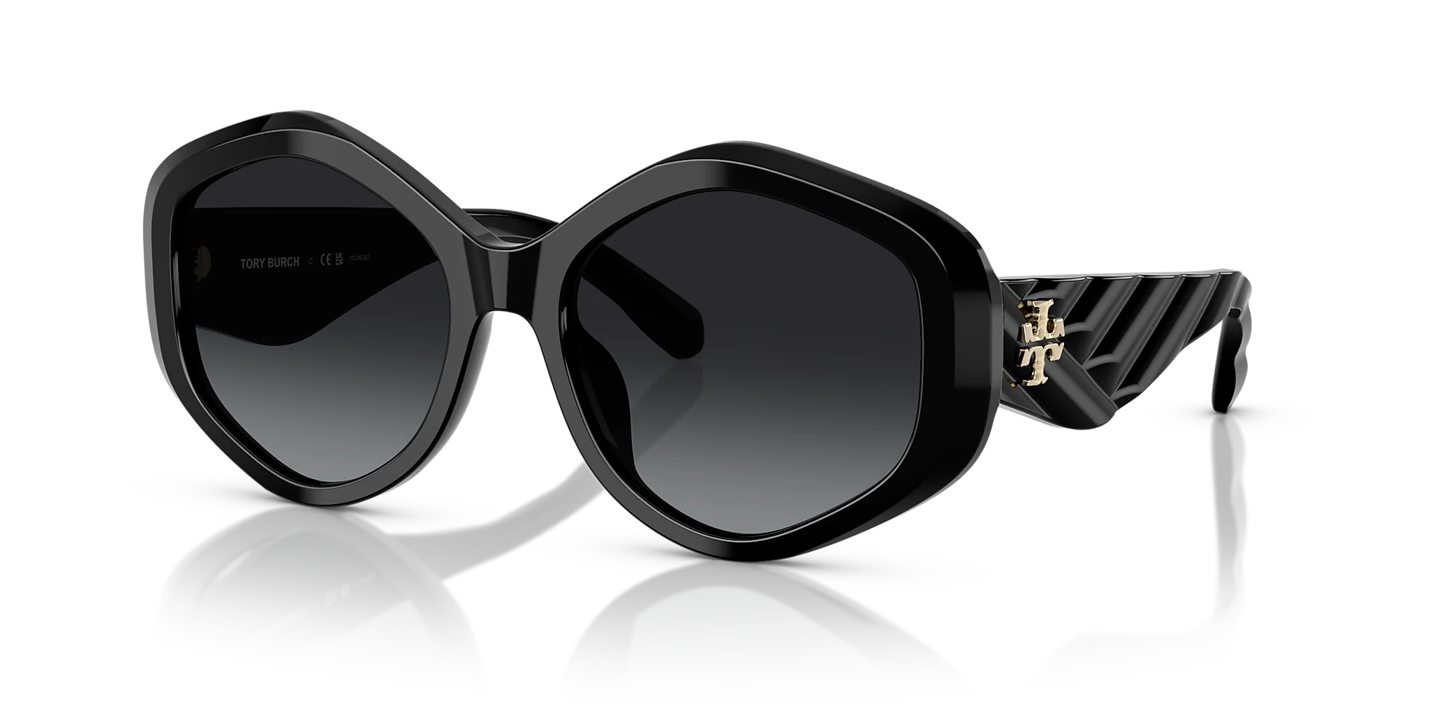 TY7217U Tory Burch Black/Grey M