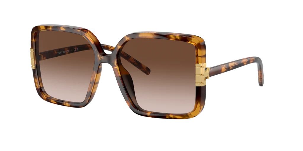 TY9075U Tory Burch Tortoise/Brown M